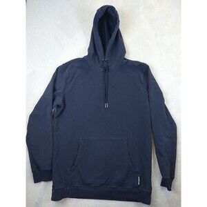 Bear Bottom Lounge Hoodie Men's Small Navy Sweatshirt